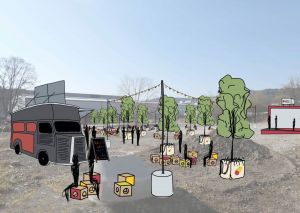 Luberzen, Zwischennutzung, farbig